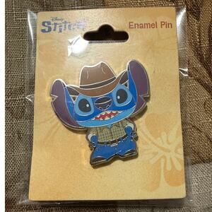 Disney Stitch Cowboy Pin NWT